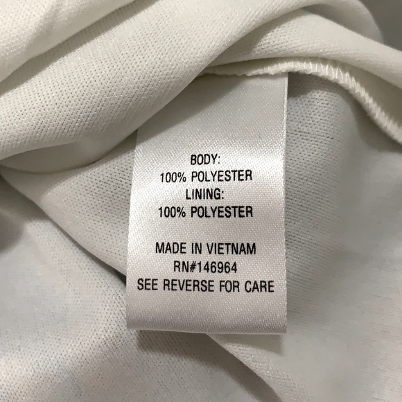 ROBBIE BEE Chiffon midi Dress boho Scarf Print Cold Shoulder women’s 6 - Picture 8 of 8